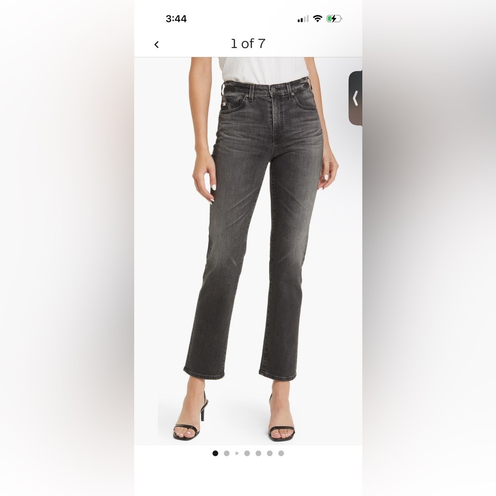 AG denim Saige straight leg jeans size 30 pristine condition.